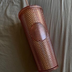 starbucks rose gold studded tumbler  24oz